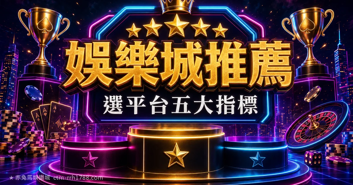 2026 線上娛樂城推薦:選擇平台前必看的 5 個指標