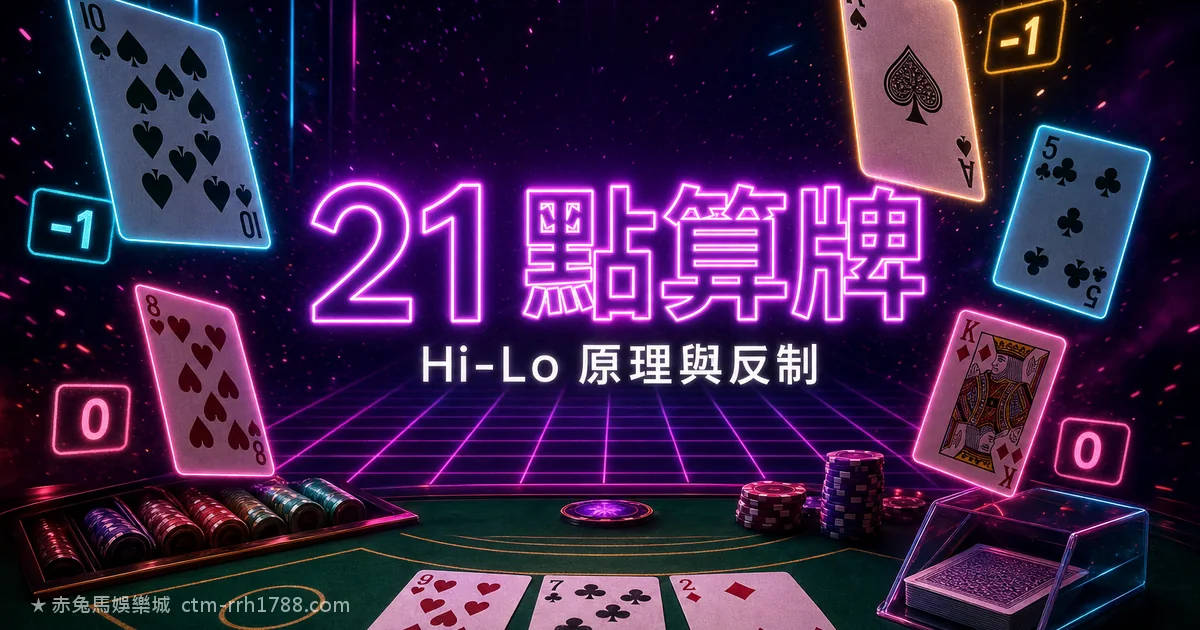 21點算牌真的有用嗎？Hi-Lo原理與賭場反制的誠實解析
