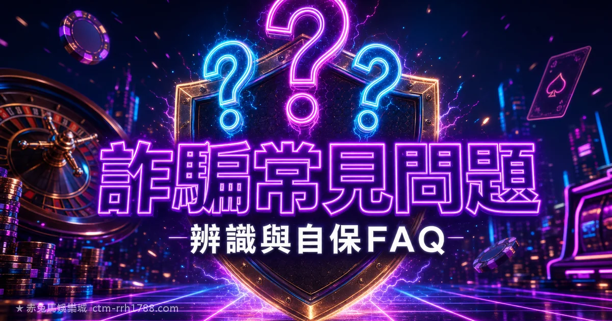 娛樂城詐騙常見問題懶人包|手法辨識與自保FAQ