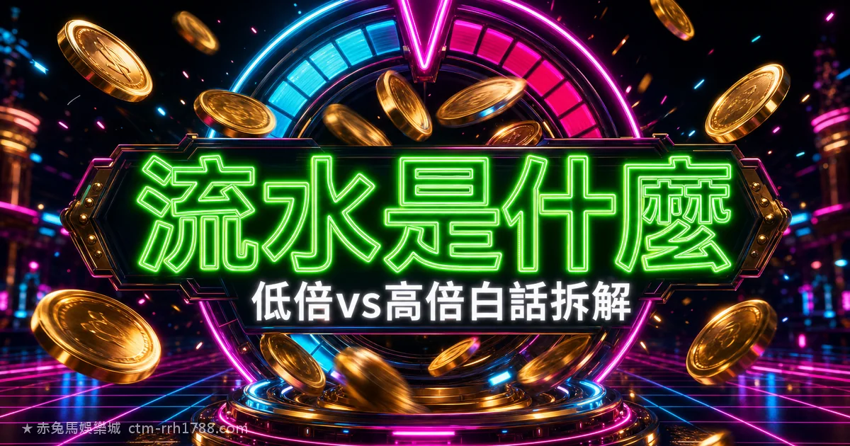 娛樂城流水是什麼?低倍vs30倍白話拆解
