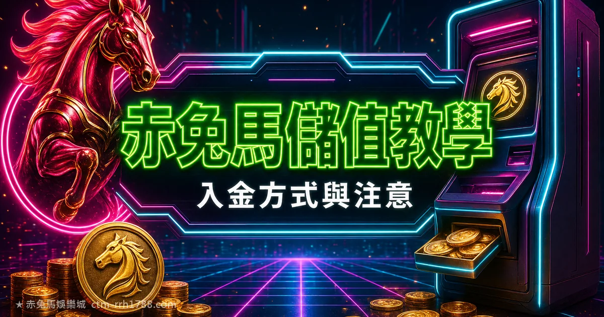 赤兔馬娛樂城儲值教學：入金方式與注意事項