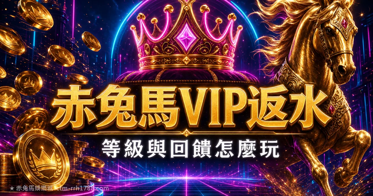 赤兔馬娛樂城 返水 VIP 等級與回饋怎麼玩？