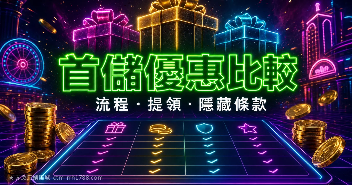 娛樂城首儲怎麼選?首儲優惠比較與提領上限