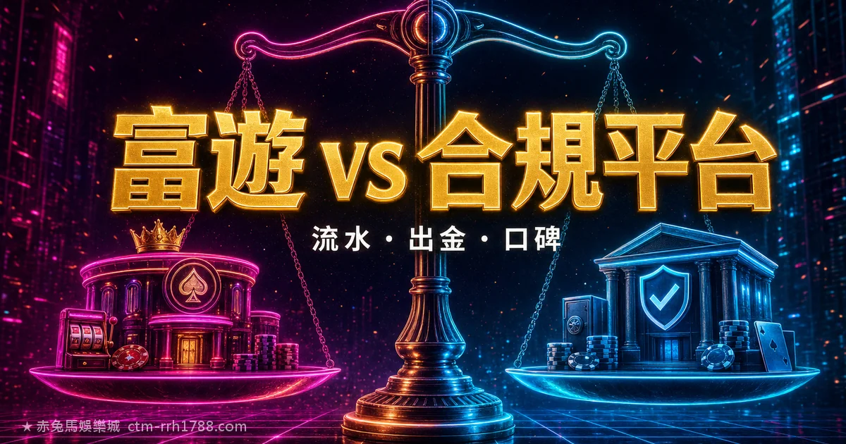 富遊娛樂城 vs 合規平台深度對比 2026：流水、出金、口碑全方位