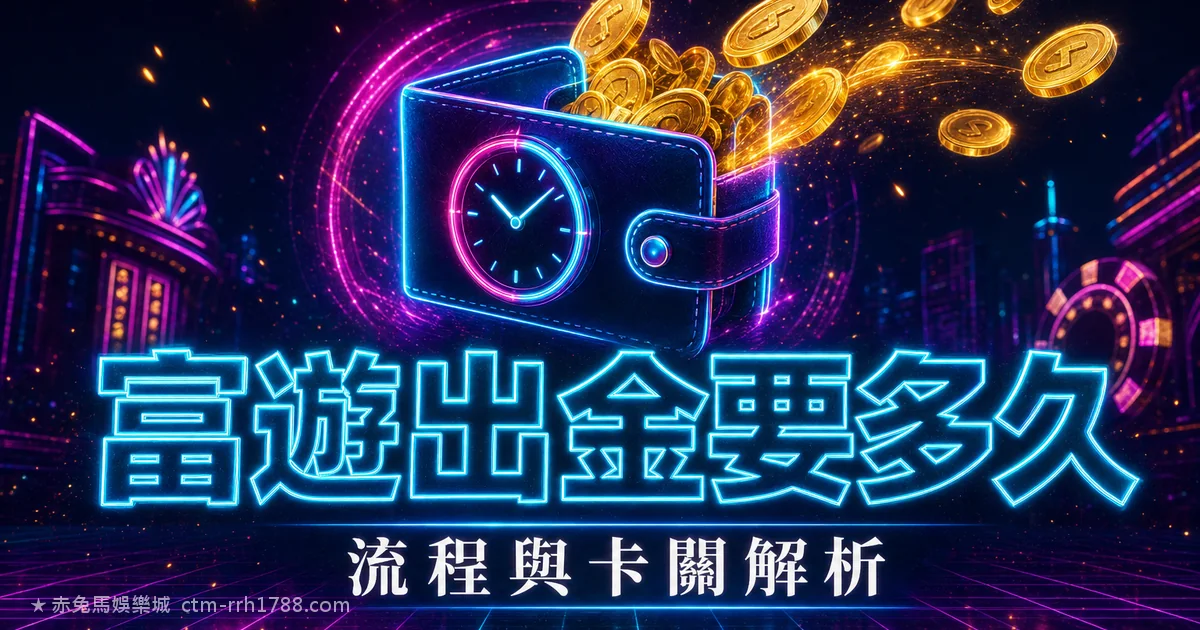 富遊娛樂城會出金嗎？出金要多久、流程與常見卡關